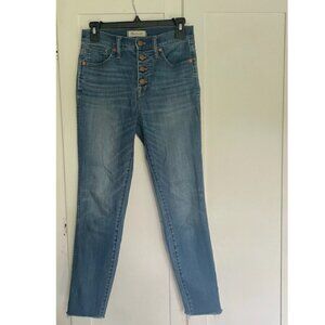 Madewell 10" High Rise Skinny Crop Jeans